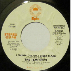 The Temprees I Found Love On A Disco Floor USED VINYL 7INCH 45 RPM PROMO STEREO