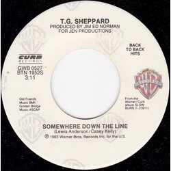 T.G. Sheppard Somewhere Down The Line / One Owner Heart USED VINYL 7INCH SINGLE