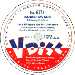Duke Ellington And His Orchestra / Woody Herman And His Orchestra Esquire Swank / Mean To Me USED VINYL 12INCH 78 RPM