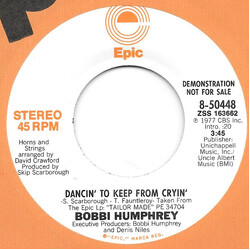 Bobbi Humphrey Dancin' To Keep From Cryin' USED VINYL 7INCH 45 RPM PROMO STYRENE STEREO MONO
