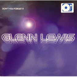 Glenn Lewis Don't You Forget It USED VINYL 12INCH 33 S RPM PROMO