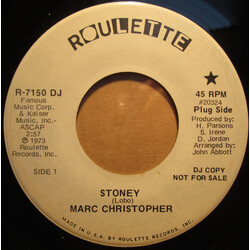 Marc Christopher Stoney / Long Road To Texas USED VINYL 7INCH 45 RPM PROMO