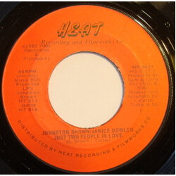 Johnston Brown / Janice Dowlen Just Two People In Love USED VINYL 7INCH 45 RPM