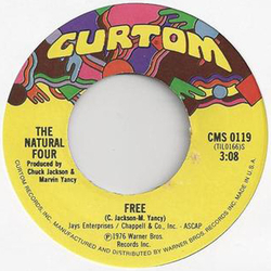 The Natural Four Free / Nothing Beats A Failure (But A Try) Vinyl 7" USED