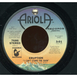 Eruption (4) I Can't Stand The Rain USED VINYL 7INCH 45 RPM PROMO STEREO MONO