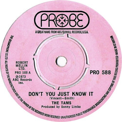 The Tams Don't You Just Know It / Makin' Music USED VINYL 7INCH 45 RPM