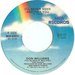 Don Williams (2) It's Time For Love USED VINYL 7INCH 45 RPM