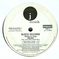 Busta Rhymes / Sean Paul / Spliff Star Make It Clap (Remix) Vinyl 12" USED