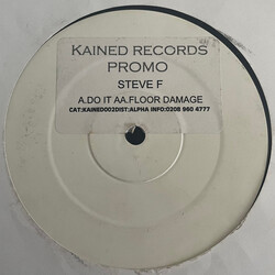 Steve Finney Do It / Floor Damage USED VINYL 12INCH WHITE LABEL