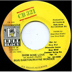Buju Banton / Wayne Wonder Show Some Love USED VINYL 7INCH 45 RPM
