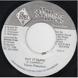 Terror Fabulous Put It Dung USED VINYL 7INCH 45 RPM SINGLE
