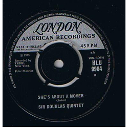 Sir Douglas Quintet She's About A Mover Vinyl 7" USED