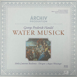 Georg Friedrich Händel / Schola Cantorum Basiliensis / August Wenzinger Water Musick Vinyl LP USED
