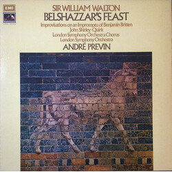 Sir William Walton / André Previn Belshazzar's Feast Vinyl LP USED