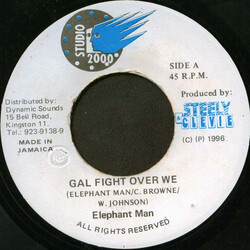 Elephant Man Gal Fight Over We USED VINYL 7INCH 45 RPM