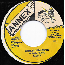 Sizzla Girls Dem Cute USED VINYL 7INCH 45 RPM