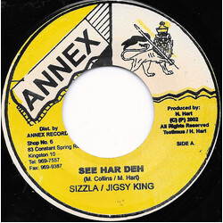Sizzla / Jigsy King See Har Deh USED VINYL 7INCH 45 RPM MISPRESS