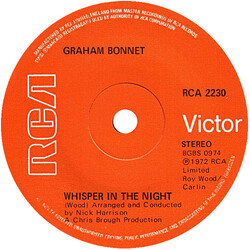 Graham Bonnet Whisper In The Night USED VINYL 7INCH 45 RPM SINGLE