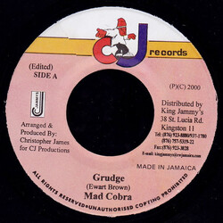 Mad Cobra Grudge USED VINYL 7INCH 45 RPM