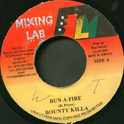 Bounty Killer / Zally Bun A Fire / Stop Talk USED VINYL 7INCH