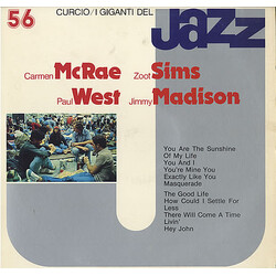 Carmen McRae / Zoot Sims / Paul West / Jimmy Madison I Giganti Del Jazz Vol. 56 Vinyl LP USED