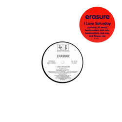 Erasure I Love Saturday Vinyl 12" USED