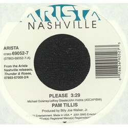 Pam Tillis Please USED VINYL 7INCH 45 RPM SINGLE