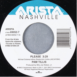 Pam Tillis Please Vinyl 7" USED