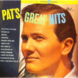 Pat Boone Pat's Great Hits Vinyl LP USED