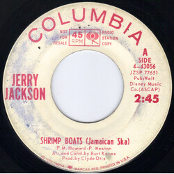 Jerry Jackson Shrimp Boats / Always USED VINYL 7INCH 45 RPM SINGLE PROMO