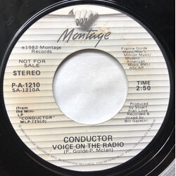Conductor (2) Voice On The Radio USED VINYL 7INCH 45 RPM PROMO STEREO