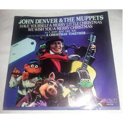 John Denver / The Muppets Have Yourself A Merry Little Christmas / We Wish You A Merry Christmas USED VINYL 7INCH 45 RPM PROMO