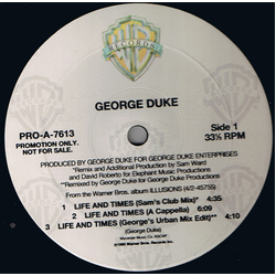 George Duke Life And Times Vinyl 12" USED