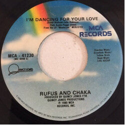 Rufus & Chaka Khan I'm Dancing For Your Love USED VINYL 7INCH 45 RPM SINGLE