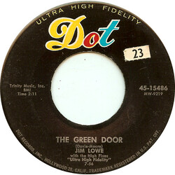 Jim Lowe (2) / The High Fives (2) The Green Door / (The Story Of) The Little Man In Chinatown USED VINYL 7INCH 45 RPM SINGLE