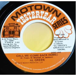 Al Green Call Me (Come Back Home) / Tired Of Being Alone USED VINYL 7INCH 45 RPM SINGLE REISSUE