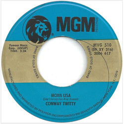 Conway Twitty Mona Lisa / Danny Boy USED VINYL 7INCH 45 RPM REISSUE