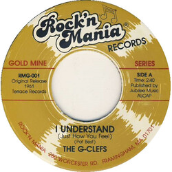 The G-Clefs I Understand (Just How You Feel) USED VINYL 7INCH REISSUE
