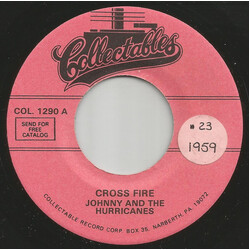 Johnny And The Hurricanes Cross Fire / Beatnik Fly USED VINYL 7INCH 45 RPM REISSUE