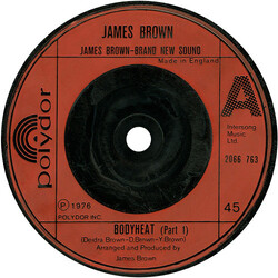 James Brown Bodyheat USED VINYL 7INCH 45 RPM SINGLE