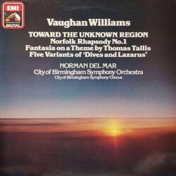 Ralph Vaughan Williams / Norman Del Mar / City Of Birmingham Symphony Orchestra / City Of Birmingham Symphony Orchestra Chorus Toward The Unknown Regi