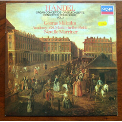 Georg Friedrich Händel / George Malcolm / Sir Neville Marriner / The Academy Of St. Martin-in-the-Fields Organ Concertos Volume 3 Vinyl LP USED