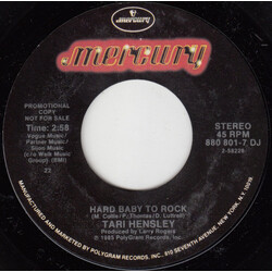 Tari Hensley Hard Baby To Rock USED VINYL 7INCH PROMO STYRENE STEREO