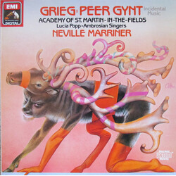 Edvard Grieg / The Academy Of St. Martin-in-the-Fields / Lucia Popp / The Ambrosian Singers / Sir Neville Marriner Peer Gynt Incidental Music Vinyl LP