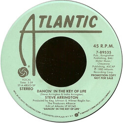Steve Arrington Dancin' In The Key Of Life USED VINYL 7INCH 45 RPM PROMO SINGLE