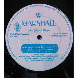 Wayne Marshall (3) Miss Goodie Goody USED VINYL 12INCH