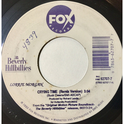 Lorrie Morgan / Aaron Tippin Crying Time / I’m So Lonesome I Could Cry Vinyl 7" USED