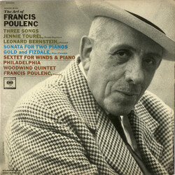 Francis Poulenc The Art Of Francis Poulenc (Three Songs / Sonata For Two Pianos / Sextet For Winds & Piano) Vinyl LP USED