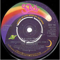 The Whispers It's A Love Thing USED VINYL 7INCH 45 RPM SINGLE STEREO