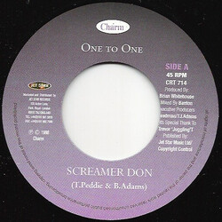Screamer Dan / Sandeeno One To One USED VINYL 7INCH 45 RPM